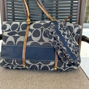 Coach Denim 2 piece set